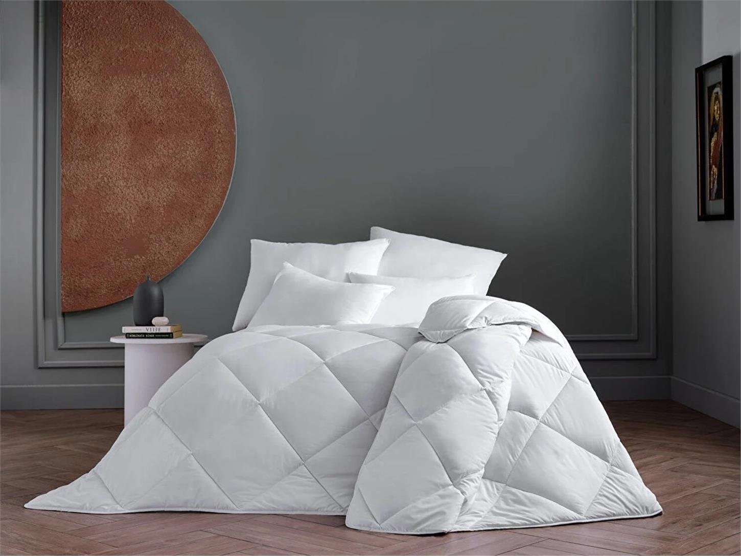 2Q9YRGWHTE0020Doqu Home Whiteline Microfiber Çift Kişilik Yorgan
