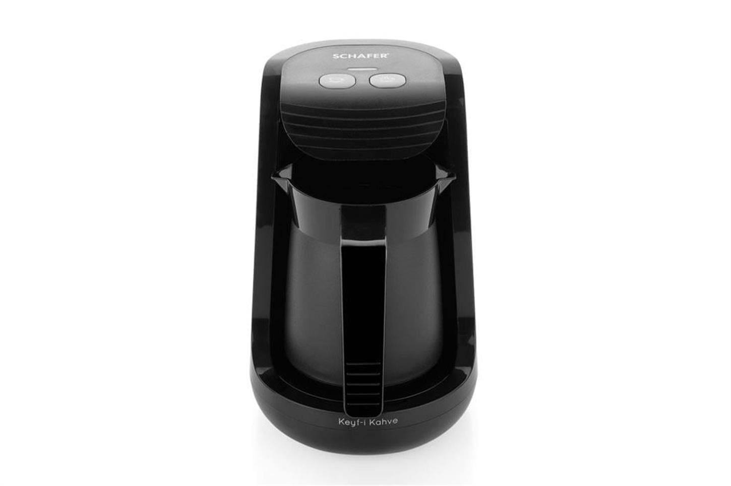 2S386-25002-SIY01Schafer Keyf-İ Kahve Çift Tuşlu Türk Kahve Makinesi