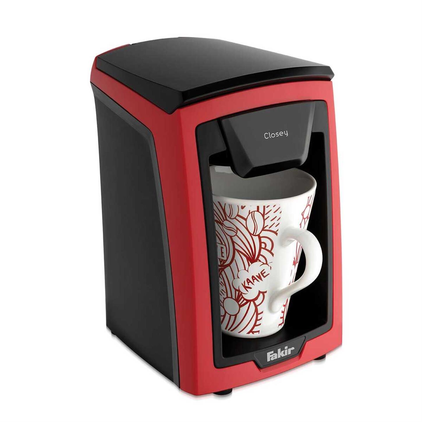 31000761Fakir Closey Kişisel Filtre Kahve Makinesi Kırmızı