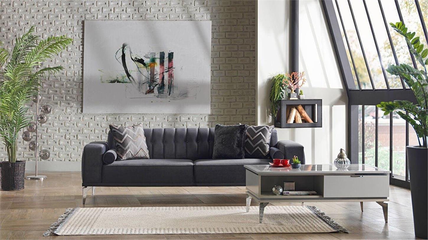 51LTT5100700001Bellona Loretto Koltuk Takımı 3+3+B+B Antrasit