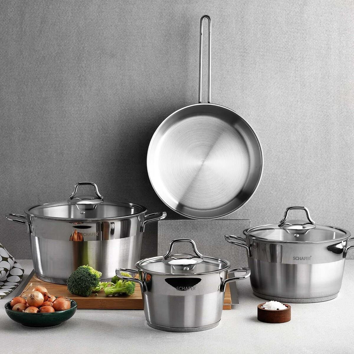 KRM-00040Schafer Platin Sofra & Mutfak Seti | Yemek Takımı+ÇKB+Tencere+Airfryer
