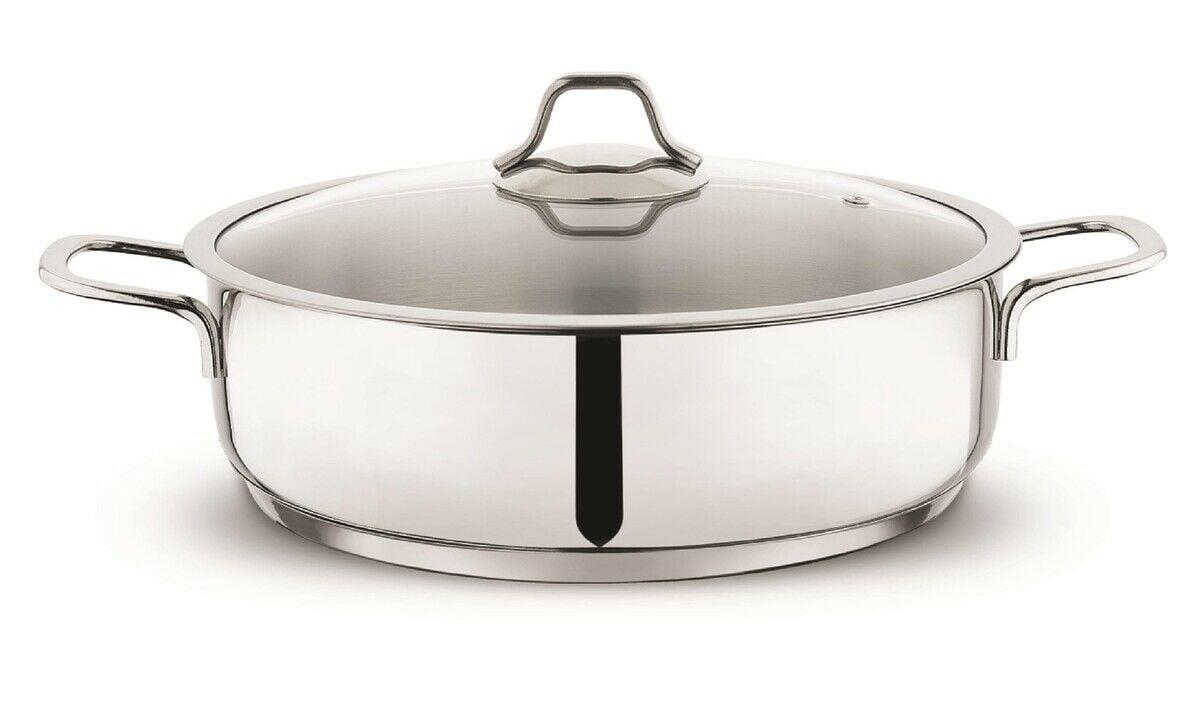 Schafer Held Çelik Basık Tencere 24 cm 2 prç Inox