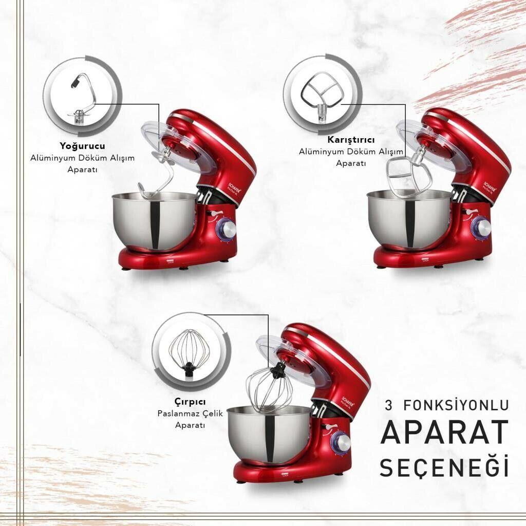 Schafer Prochef XL Stand Mikser Kırmızı