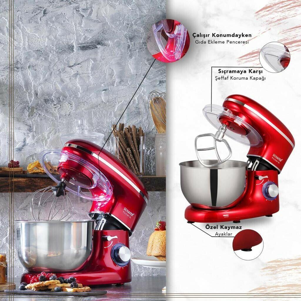 Schafer Prochef XL Stand Mikser Kırmızı