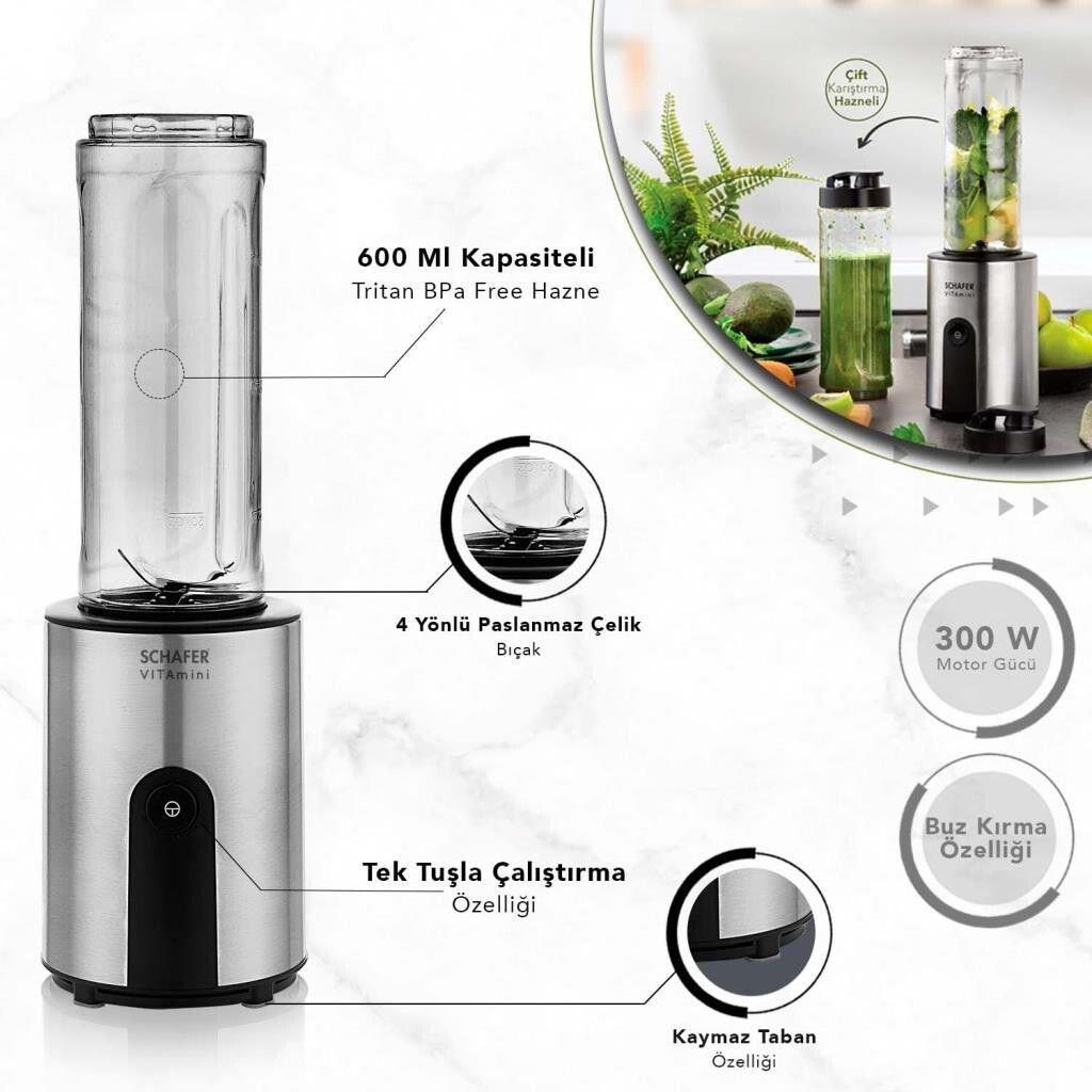 Schafer Vita Mini Blender Inox