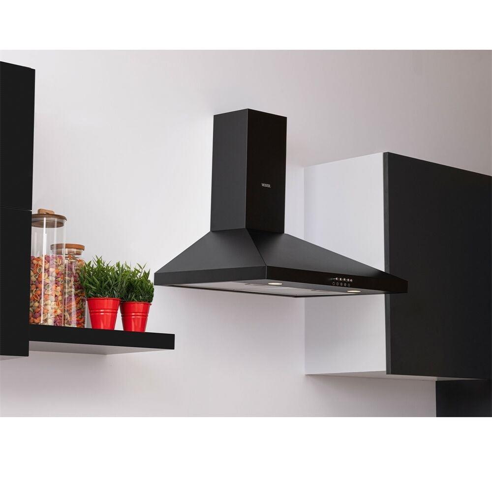 Vestel AD 60030 S Siyah Ankastre Davlumbaz