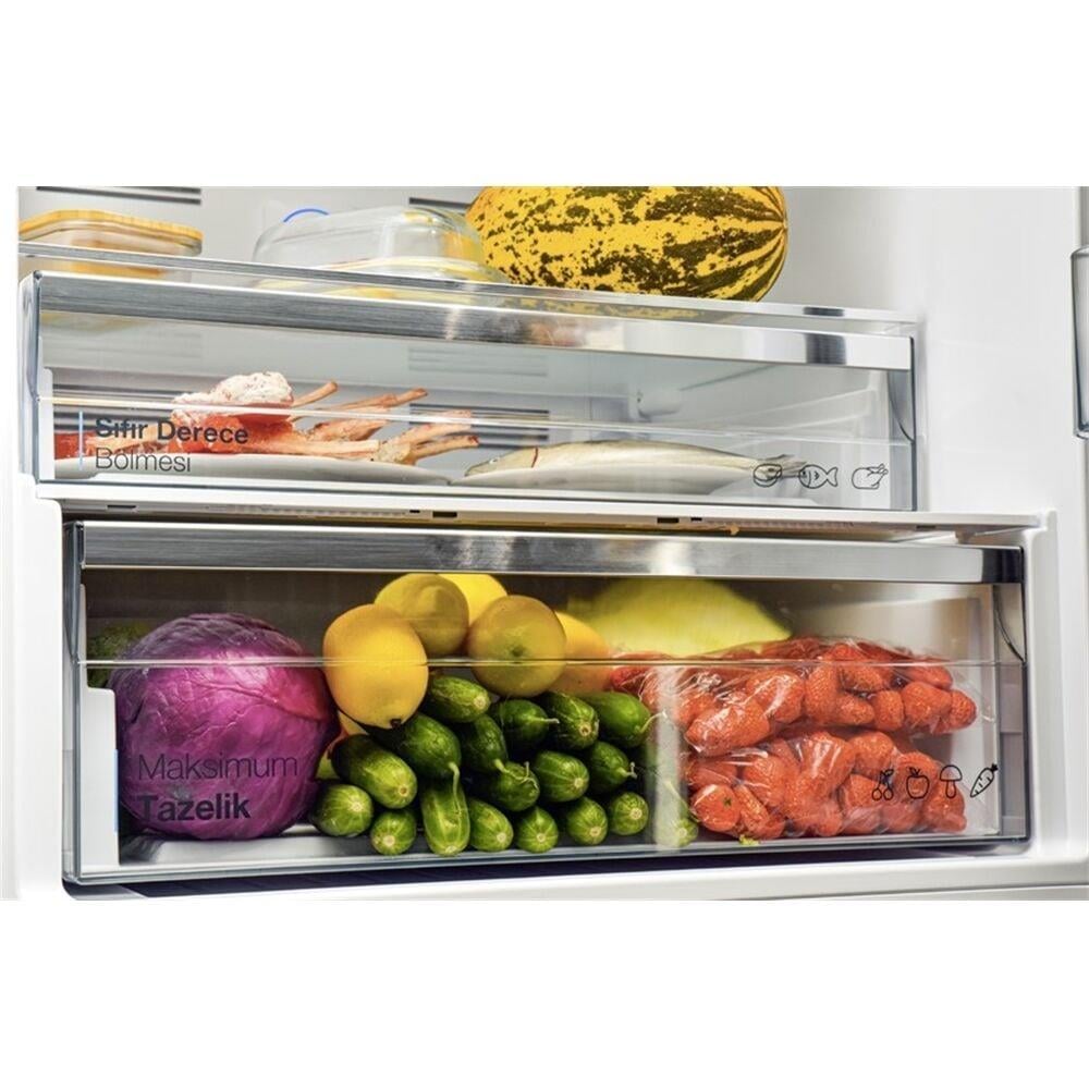 Vestel NFK54021 CB GI PRO 481 Lt No-Frost Buzdolabı