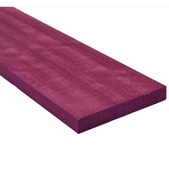 A Grade Purpleheart Sertifikalı Bas Fretboard Tuşe 95mm