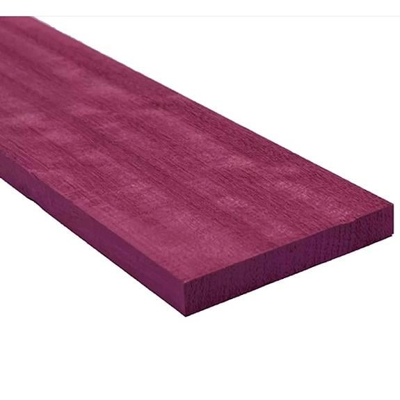 A Grade Purpleheart Sertifikalı Bas Fretboard Tuşe 95mm