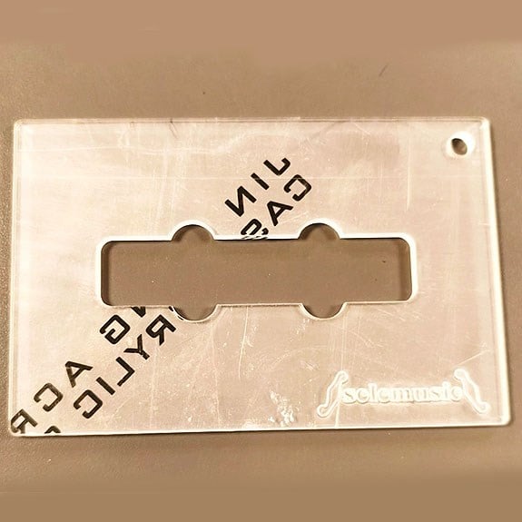 Akrilik 4mm Jazz Bass 4 Şablon