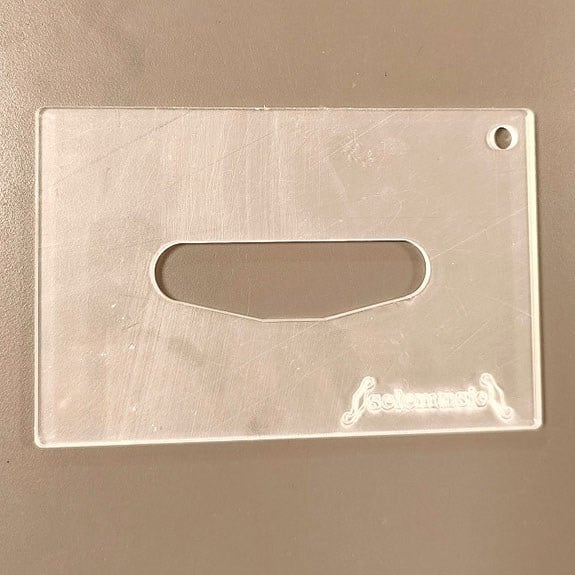 Akrilik 4mm Tele Manyetik Neck Şablon