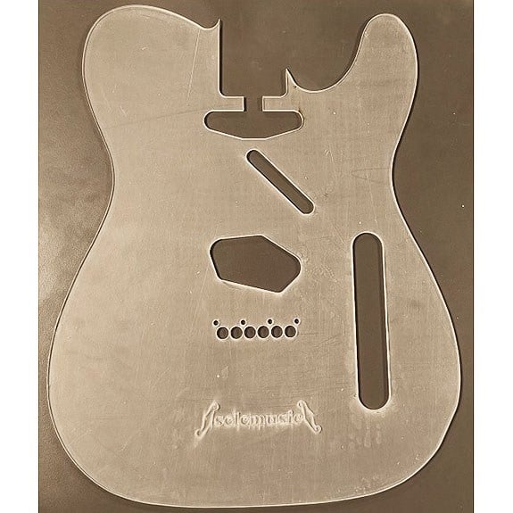 Akrilik 4mm Tele Standart Gövde Şablonu