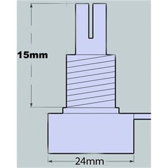 Alpha A500K Kısa Shaft Potans