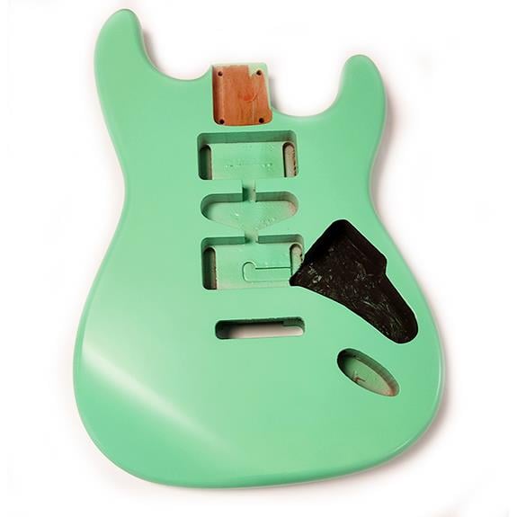 American Alder 3 Parça HSH Strat Gövde Sea Foam Green Satin Nitro