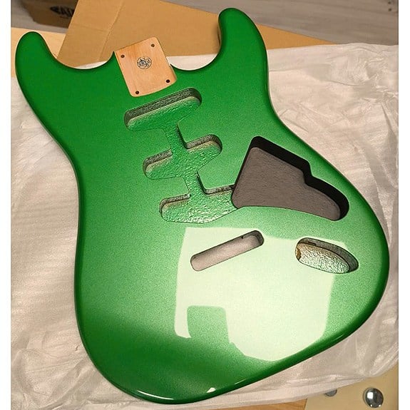 American Alder 3 Parça Strat Gövde Metallic Green