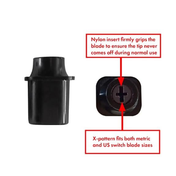 AXLabs AX-L1633-26326 Naylon Dolgu Telecaster Switch Knob Mor