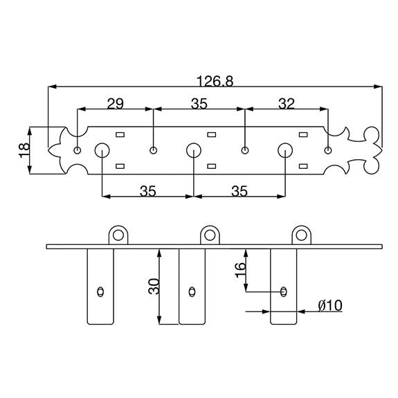Der Jung DJ200AB-P6B Klasik Gitar Burgusu Takım Yavaş Tur (3-3 Dizilim) (RS Sistem)