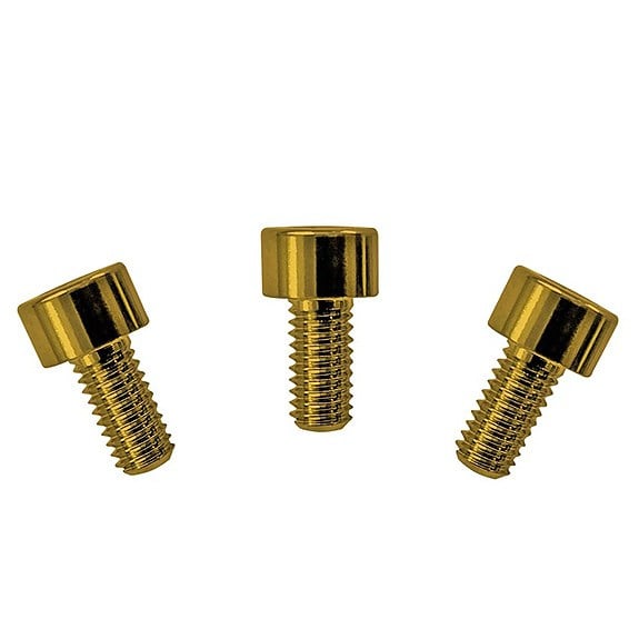 Floyd Rose FRNCSGDP Üst Eşik Kilit Altın Anodize Çelik  Vida Set 3 Adet