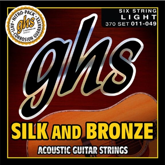 Ghs 370 Silk and Bronze Phosphor Bronz Akustik Gitar 0,11 Takım Tel - Fingerstyle
