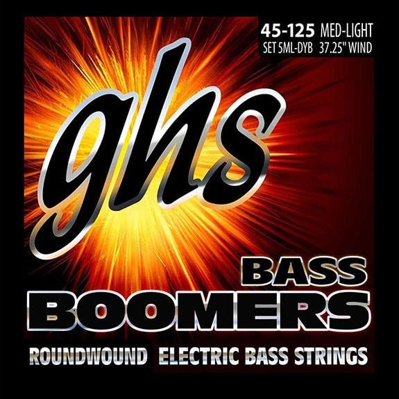 Ghs 5MLDYB Boomers 5 Tel Bas Gitar 0,45-125 Takım Tel