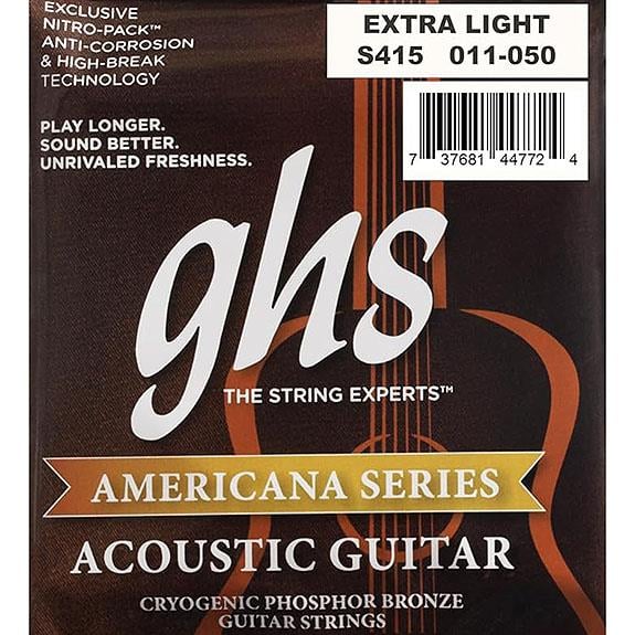 Ghs S415 Americana Cryogenic Phosphor Bronze Akustik Gitar 0,11 Takım Tel