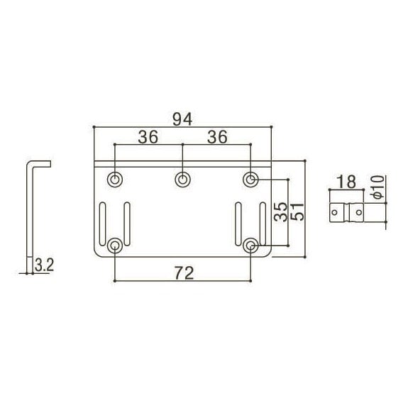 Gotoh 205B-5C 5 Tel Bas Köprüsü Krom