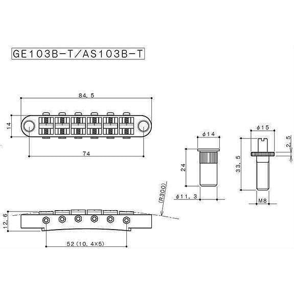 Gotoh GE103BTCR T.O.M Köprü Krom