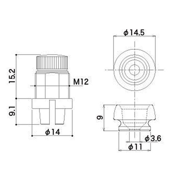 Gotoh SLR Straplock Askı Kilidi Krom - Tek