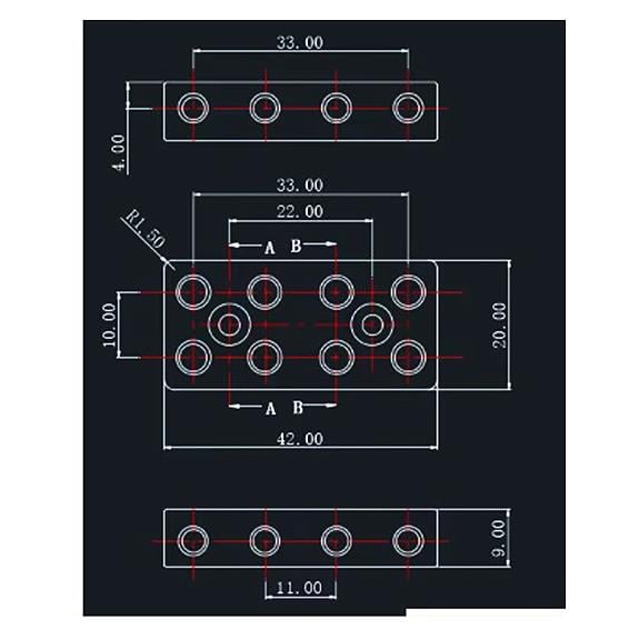 Guyker Headless 4 Telli Bas Gitar Üst Eşik