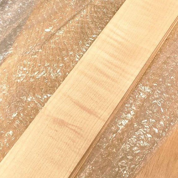 Hosco Japan CM2A 2A Grade Curly Maple Sertifikalı Gitar Fretboard Tuşe