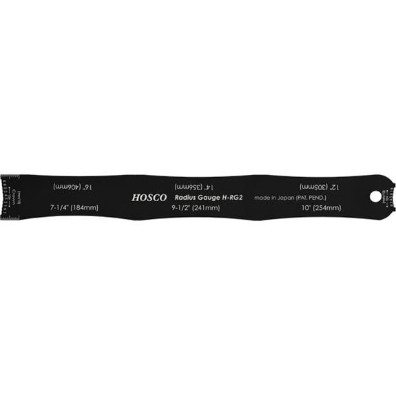Hosco Japan Radius Gauge (Radius, tel - perde yüksekliği ölçer)