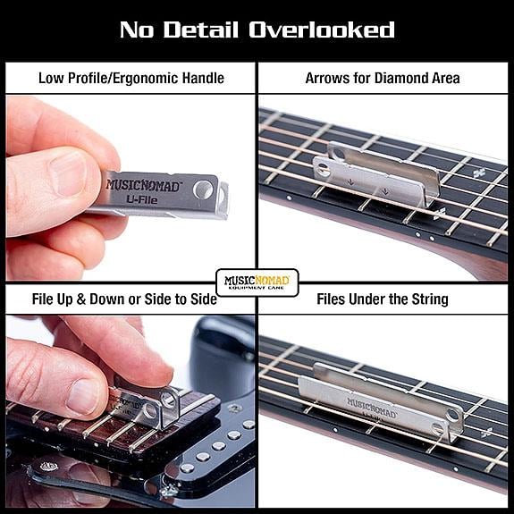 Musicnomad MN813 U File Elmas Perde Tesfiye Seti 3 Adet