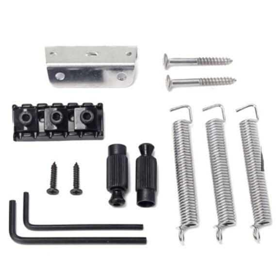 Partsland FRT20BK Lisanslı Çift Kilit Floyd Rose Set Siyah (42mm)