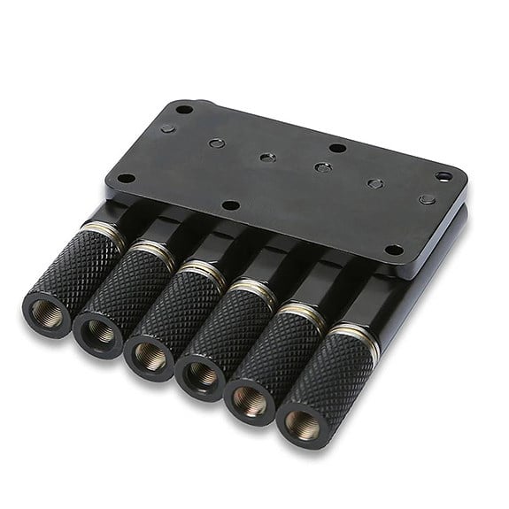 Partsland HLL06K Headless Gitar Köprüsü Siyah Üst Eşik Dahil