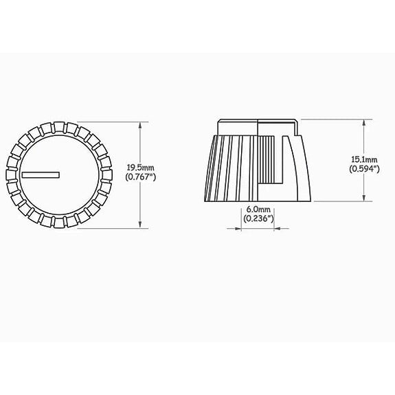 Partsland MSH Marshall Tip Knob
