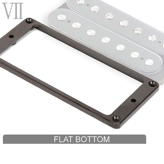 Partsland MT70F 7 Tel Humbucker Manyetik Çerçevesi Siyah Düz