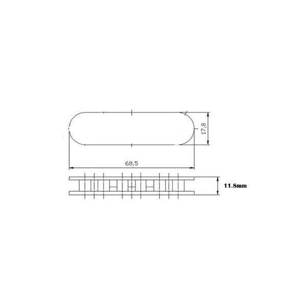 Partsland PB022 Rail Bobbin Plastiği