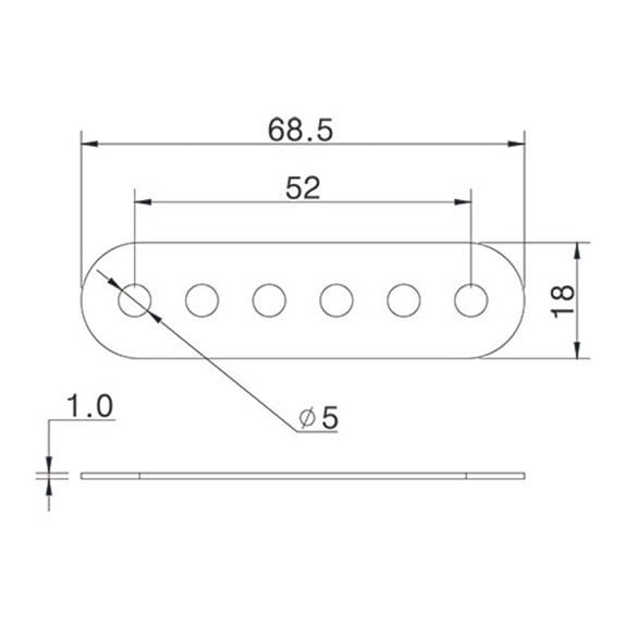Partsland SHPC Single Manyetik PVC Beyaz Sedef 52mm