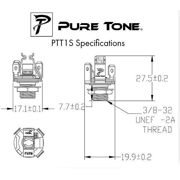 Pure Tone PTT1S Shunting Dişi Jak Mono Patentli Tasarım