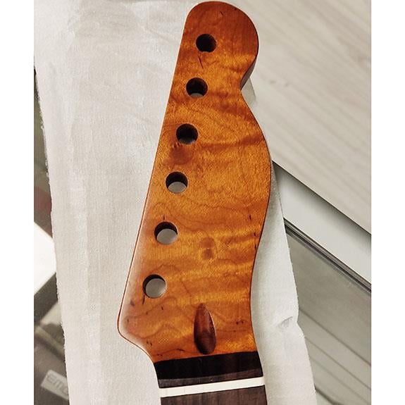 Roasted A Grade Flame Maple 22 Perde Secret Tang Tele Sap Rosewood Tuşe Satin Nitro