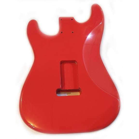Roasted American Ash 3 Parça Strat Gövde Fiesta Red