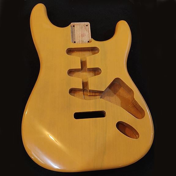 Roasted American Ash 3 Parça Strat Gövde Butterscotch