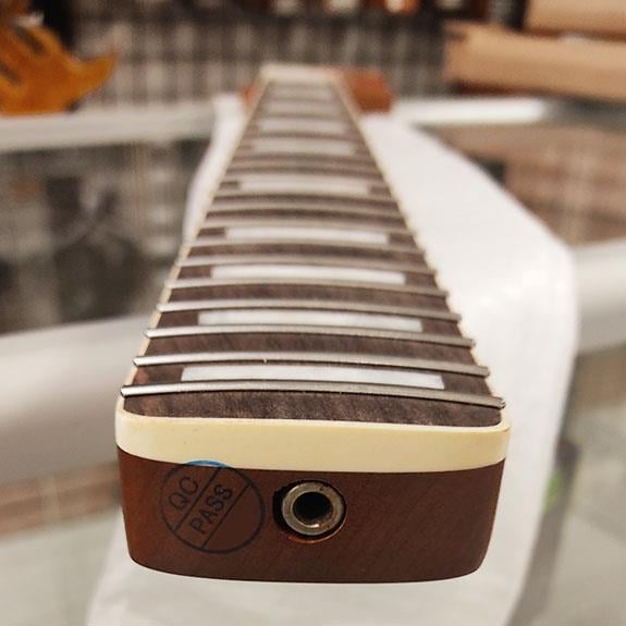 Roasted Maple 21 Perde CBS AAA Grade Flame Sap Rosewood Hidden Tang Satin Nitro