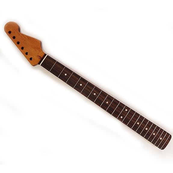 Roasted Maple 22 Perde Secret Tang Strat Sap Rosewood Tuşe