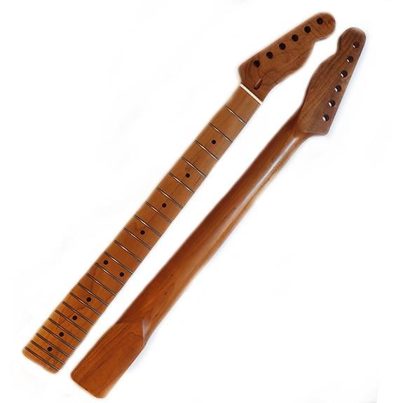 Roasted Maple İki Parça 22 Perde Secret Tang Telecaster Sap
