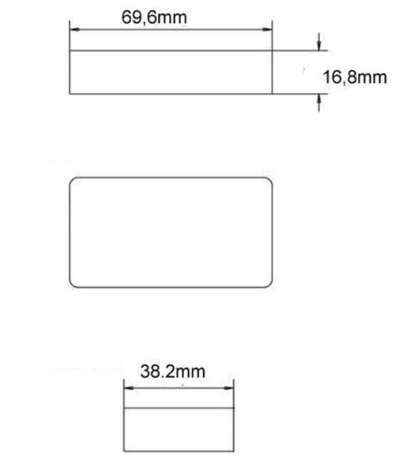 S.I.C PC1752GD Humbucker Metal Manyetik Kapağı Altın