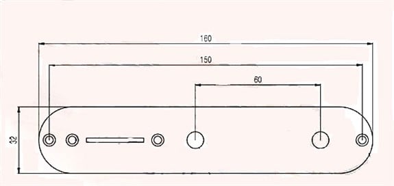 S.I.C HC001GD Tele Stil Switch - Jak Kapağı Altın
