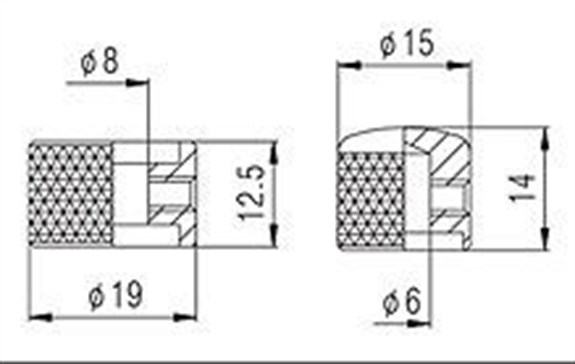 S.I.C NC003BK Alyanlı Metal Dual Knob Siyah