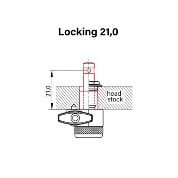 Schaller 2 Pin Locking Kilitli Burgu Seti Yavaş Tur Krom (3+3 Dizilim) 