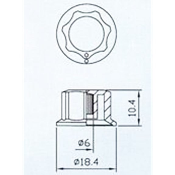 Song KN01001 Bas ve Pedal Knob Ufak